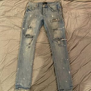 MENS PURPLE JEANS STYLE NO. P001